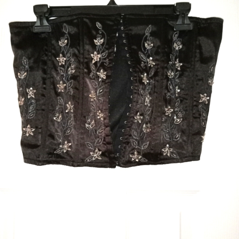Charlotte Russe Black Bustier